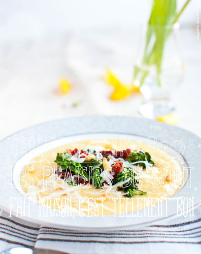 POLENTA aux noix et Parmesan fait maison c'est tellement bon