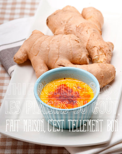 CRÈME BRÛLÉE, au gingembre fait maison c'est tellement bon