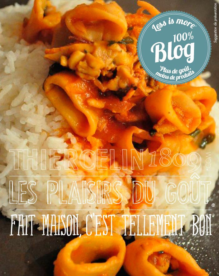 Calamars à l'armoricaine fait maison c'est tellement bon