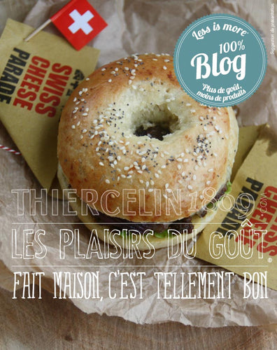 Cheeseburger avec oignons rouges, moutarde de Dijon et fromages suisse fait maison