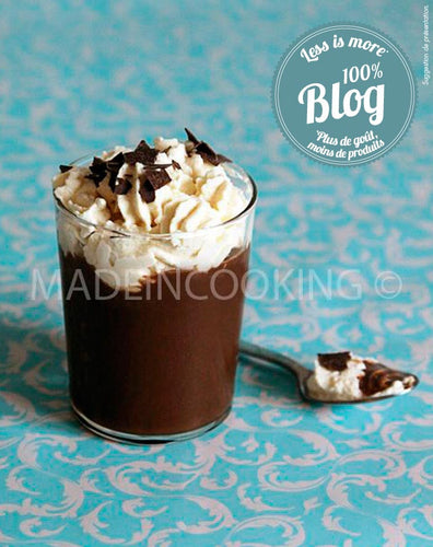 Crème au chocolat Viennoise ou chocolat liégeois à la vanille Thiercelin fait maison