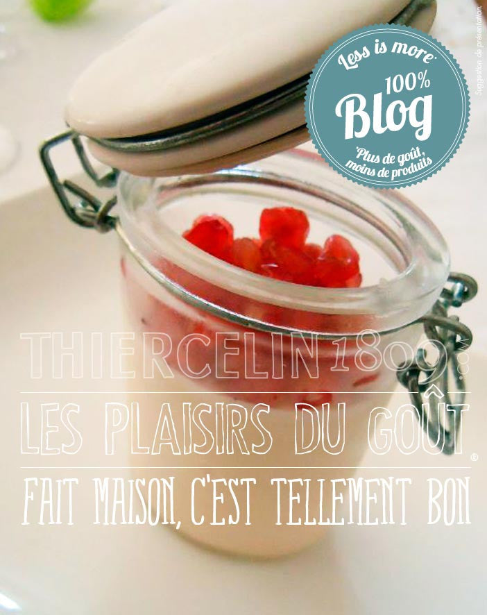 Blanc Manger à la Vanille et aux Grenades fait maison, c'est tellement bon