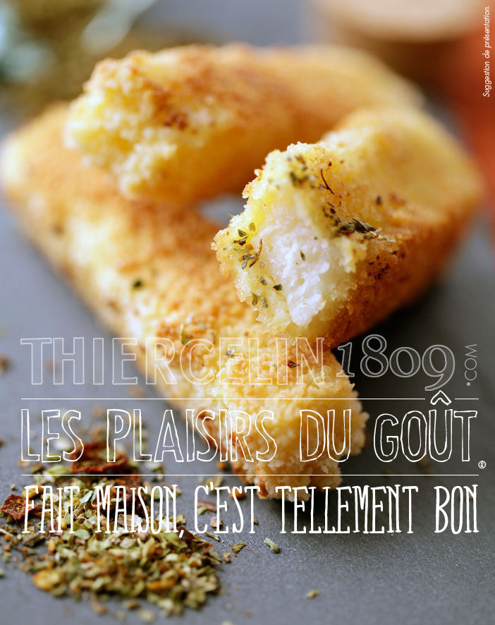 BÂTONNETS DE MOZZARELLA, aux épices Pizza della mam'ma fait maison