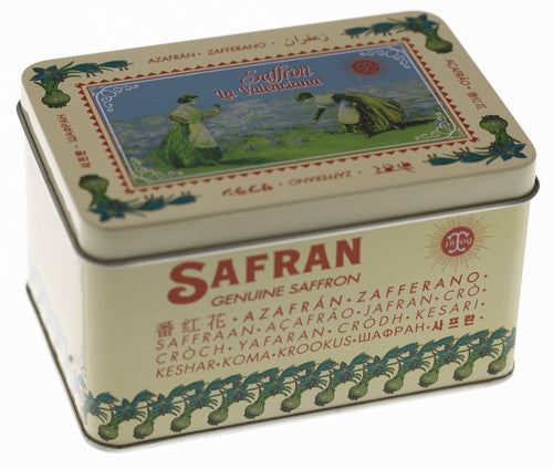 BOITE SAFRAN METAL COLLECTOR = Collection La Valenciana® = Thiercelin