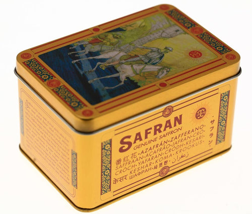 BOITE SAFRAN METAL COLLECTOR = Collection Don Quichotte = Thiercelin