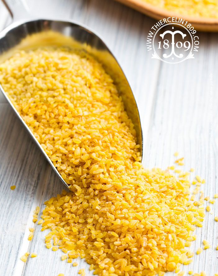 Boulgour, (blé dur précuit), gros grains, issu de l'agriculture biologique