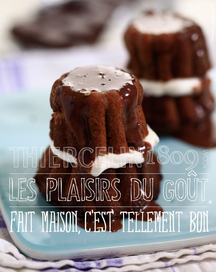 Cannelés bordelais au chocolat façon profiterole au Timut