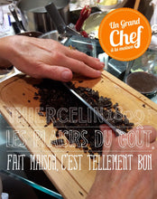 CAPPUCCINO DE POMME DE TERRE À LA TRUFFE NOIRE, œuf poché et vinaigrette porto/échalote