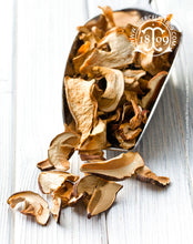 Cèpe ou Bolletus edulis coupés en tranche déshydratés