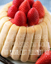 Charlotte aux fraises crème vanille recette facile de cuisine de A à Z