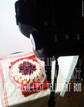 Charlotte aux framboises et crème chantilly au tasmanie