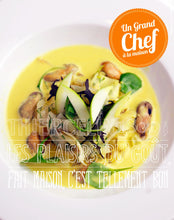 CRÈME DE MOULE SAFRANÉE, fenouil croquant à l'aneth fait maison c'est tellement bon