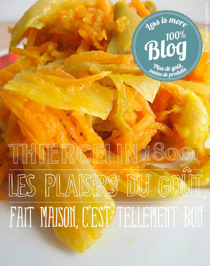 Endives et julienne de carottes à l'orange et au safran