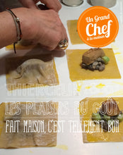 RAVIOLES DE FOIE GRAS et morilles fraîches