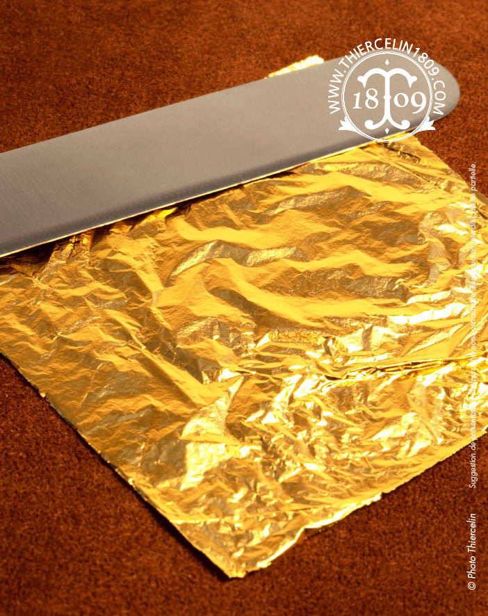 Feuilles d'or alimentaire, 23 carats