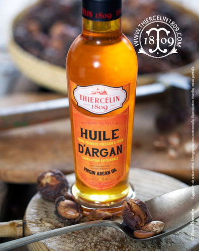 Huile d'Argan, vierge, première pression à froid, Fabrication Artisanale - Thiercelin