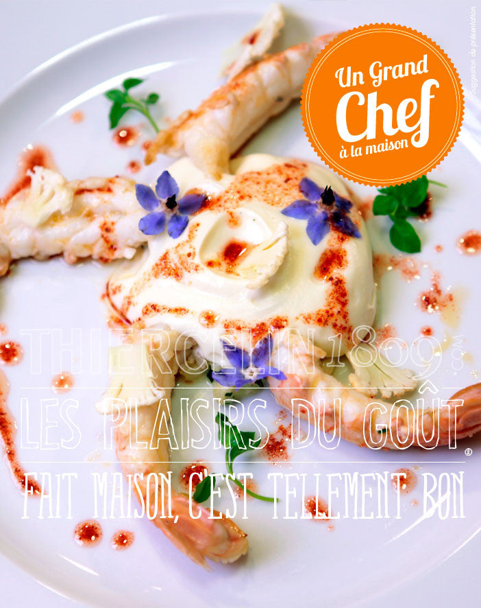 LA LANGOUSTINE, Crémeux de chou fleur et beurre de Tandoori Massala fait maison