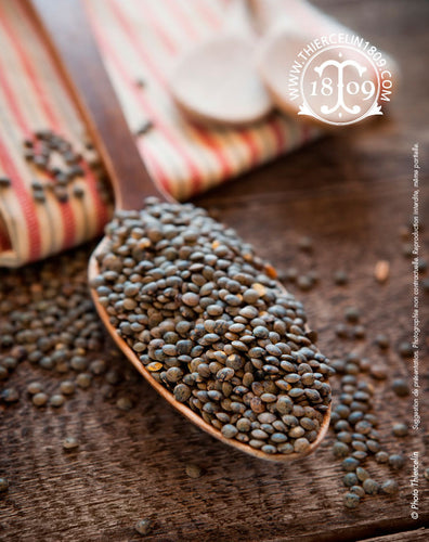 Lentilles vertes Du Puy, entières AOC - Thiercelin