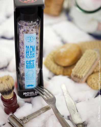 BLUE PARADISE, mélange flocon de sel, bleuet, herbes et épices, moulin 20 cm de pur plaisir