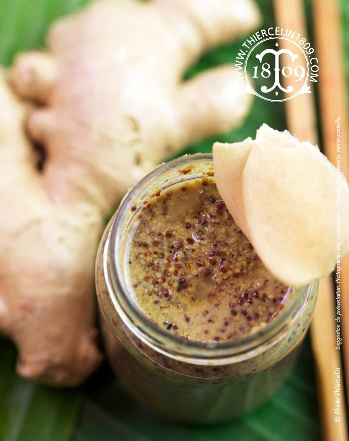 Moutarde à l'ancienne au Gingembre