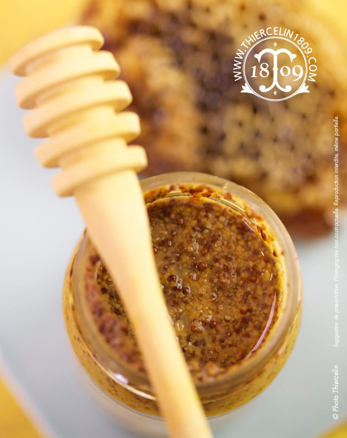 Moutarde à l'ancienne au Miel