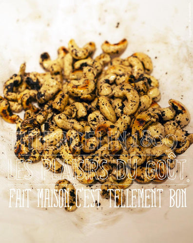 NOIX DE CAJOU TOASTEES à l'ail noir