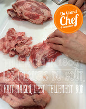 PLUMA IBÉRIQUE RÔTIE, à l'épine-vinette, pommes de terre grenailles et artichauts
