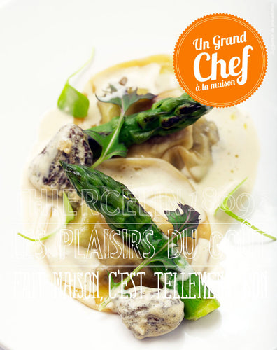 RAVIOLES DE FOIE GRAS et morilles fraîches fait maison c'est tellement bon