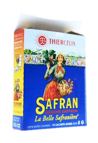Boîte La Belle Safranière contenant 10 sachet de 0,5 g - Thiercelin