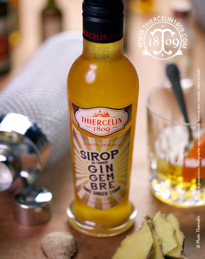 Sirop au Gingembre, liquide - naturel sans arômes ni colorants - Thiercelin