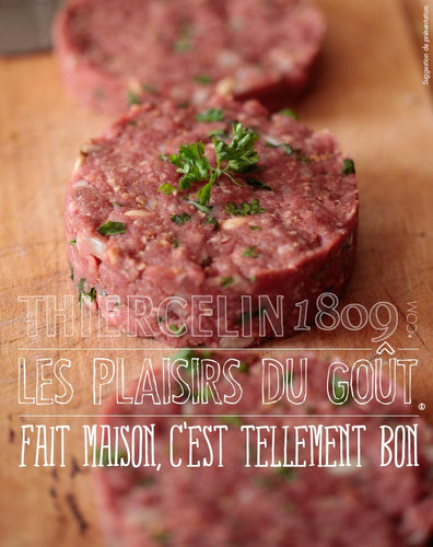 STEAK MAISON, pignons de pin et ail noir