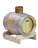 Tonneau en bois de Chêne - mini tonneau - fût en chêne - comment faire son vinaigre maison - vieillir rhum - tequila - whisky - age your own whisky (vinaigrier)
