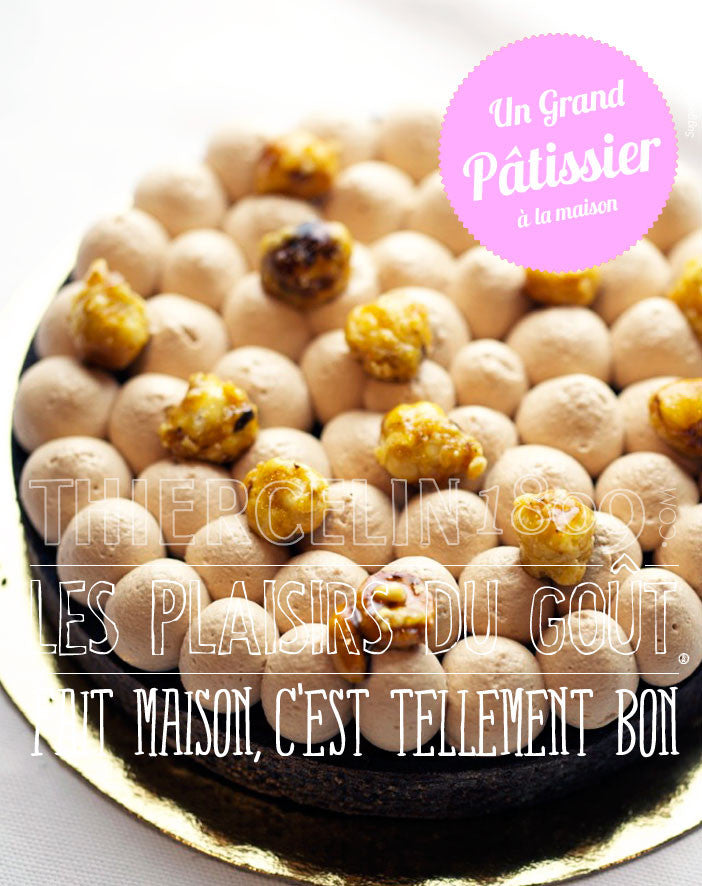 GÂTEAU AU CHOCOLAT FAÇON TARTE, crémeux chocolat tonka, crème de noisettes et chantilly chocolat au lait