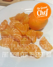 CLÉMENTINE CONFITE, à la Verveine, vanille Bourbon en fine feuille, poivre Timut du népal