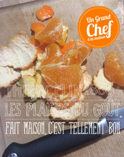 CLÉMENTINE CONFITE, à la Verveine, vanille Bourbon en fine feuille, poivre Timut du népal