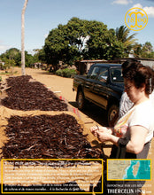 Vanille Bourbon, gousses noires fendues