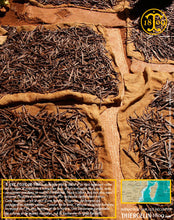 Vanille Bourbon, gousses noires fendues