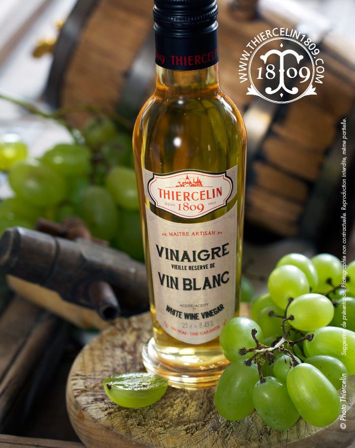 Vinaigre de vin Blanc vieilli en fût de Chêne - Thiercelin