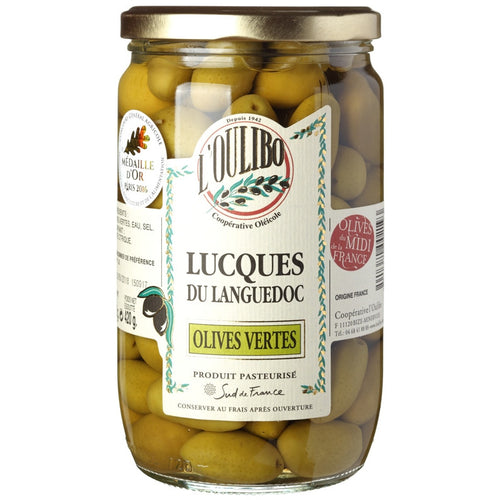 OLIVES VERTES LUCQUES, France, avec noyaux